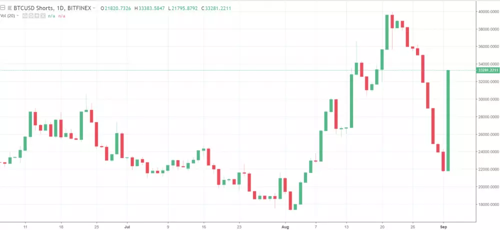 1D BTC-USD shorts bitfinex