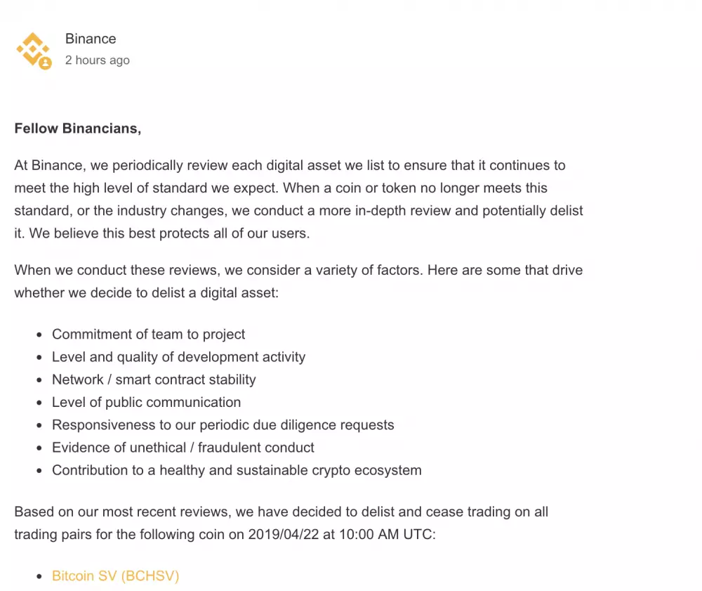 binance-delist-bitcoin-sv