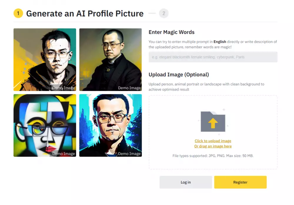 Vytvor si svoje Binance NFT