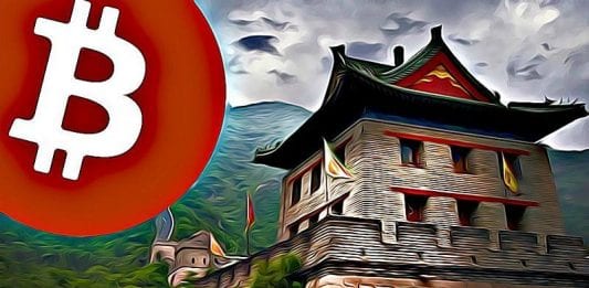 Čína - ťažba ktryptomien