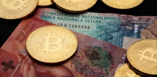 Švajčiarska banka spúšťa krypto peňaženku