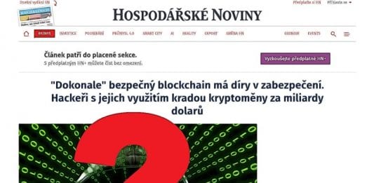 HOSPODARSKE NOVINY