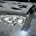 SpaceX Starship prist&aacute;va na Mesiaci