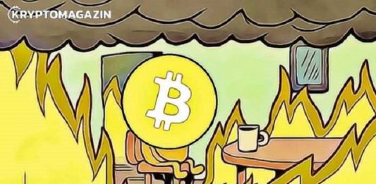 Bitcoin BTC fire