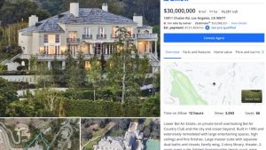 elon Musk - inzer&aacute;t na predaj vily - Zillow