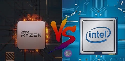 amd ryzen 500 vs. intel 10th gen procesory