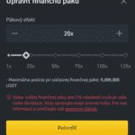 Finančná páka. Zdroj: Binance
