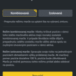 Kombinovaná/Izolovaná možnosť. Zdroj: Binance