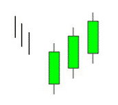 Three green soldiers