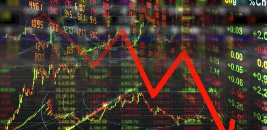 Akcie padajú a pokračujú v korekcii